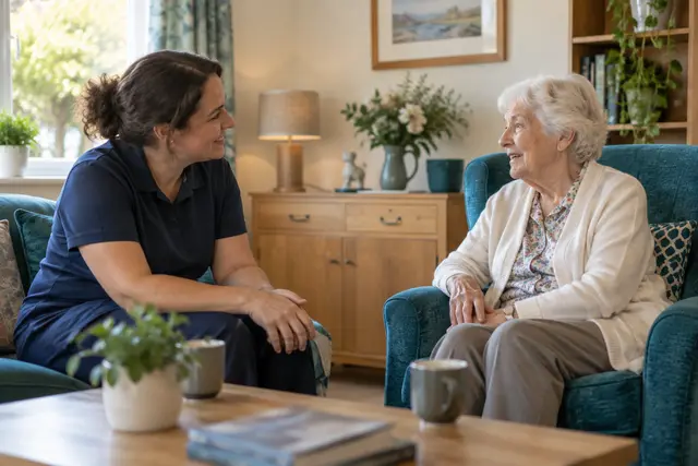 Illustrative adult care and support setting